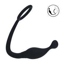 Cockring avec Stimulateur Prostatique Silicone Small