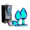Coffret 3 Plugs Anal Collection Venise Multicolore