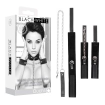 Collier Velcro avec laisse et menottes