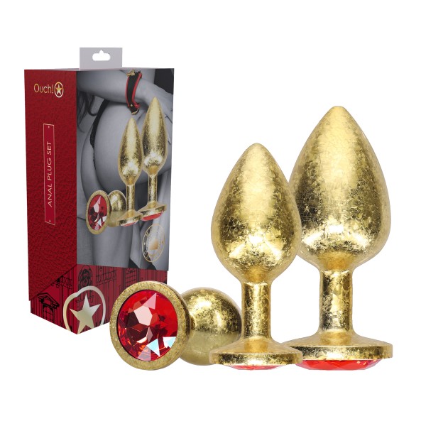 Coffret 3 Plugs Anal Collection Milano