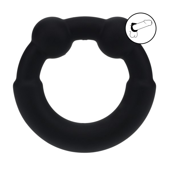 Cockring Métal et Silicone