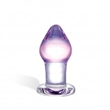 Plug Anal de Vidrio Amethyst Rain