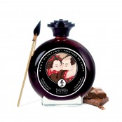 Pintura Corporal Besable Chocolate Negro