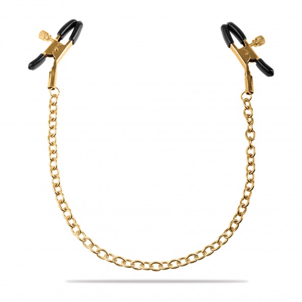 Pinzas para Pezones Cadena Fetish Fantasy Gold