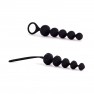 Cadena Anal Love Beads Negra - photo 1