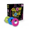 Pack 3 Anillos Fosforescentes Love Rings