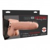 Consolador con Arnés Hueco Vibrador 18 cm