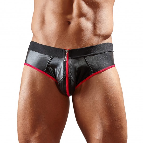 Tanga Abierto Hombre Cierre de Cremallera