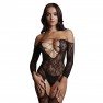Bodystocking con cuello cruzado - photo 0