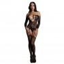 Bodystocking con cuello cruzado - photo 2