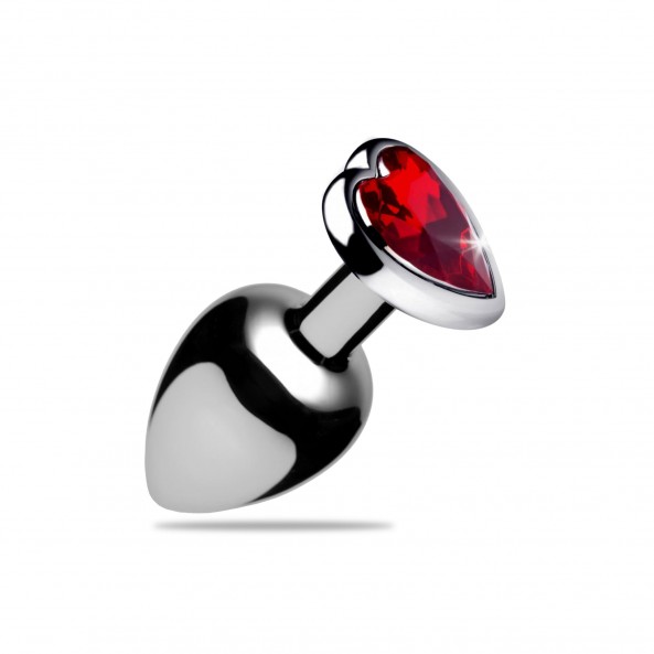 Joya Anal Red Heart Gem