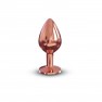 Joya íntima Cobre Diamond Plug Negro - photo 1