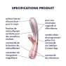 Vibrador Rabbit Calefactable Hot Lover - photo 5