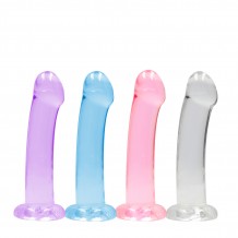 Dong ventouse Semi-Réaliste Crystal Clear