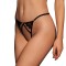 String Ouvert Cloé Noir